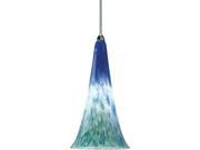 WAC Lighting Glass Only Blue Green Shade Passion G614 BG