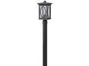 Hinkley Lighting 1491BK GU24 Randolph 1 Light Outdoor Post Light with GU24 Lamping Black