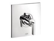 Hansgrohe 39711821 Axor Citterio Thermostatic Valve Trim with Metal Lever Handle Less Valve Brushed Nickel