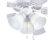 Progress Airpro Three-Light Fixture For Ceiling Fan Progress Airpro Three-Light Fixture For Ceiling Fan