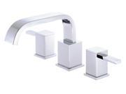 Danze D300933T Deck Mounted Roman Tub Faucet Trim From the Reef Collection Chrome