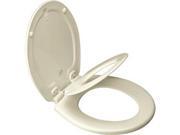 Bemis 583SLOW 346 Round Toilet Seat with NextStep® Built in Potty Seat™ Whisper•Close® with Easy• Biscuit