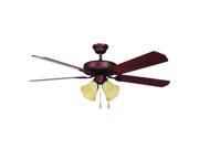 Yosemite WESTFIELD BB 4 Westfield 5 Blade 52 Ceiling Fan Blades and Light Kit Included Burnished Bronze