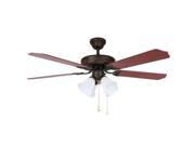Yosemite WESTFIELD ORB 4 Westfield 5 Blade 52 Ceiling Fan Blades and Light Kit Included Oil Rubbed Bronze