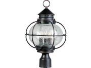 Maxim Portsmouth 3 Light Outdoor Post Lantern Rubbed Bronze 30500CDOI