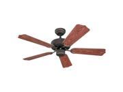 5WF42RB Weatherford II 42 in. Roman Bronze Ceiling Fan With American Walnut Blades