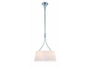 Lite Source Ceiling Lamp Chrome Frost Glass Shade LS 19539C FRO