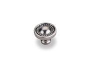 Jeffrey Alexander 918BNBDL Prestige Collection Beaded Cabinet Knob 1 3 8 Inch Diameter Bright Nickel Brushed With Dull Lacquer