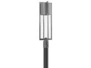 Hinkley Lighting 1321HE LED LED Post Light from the Shelter Collection Hematite