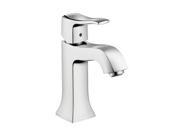 Hansgrohe 31077001 Metris C Bathroom Faucet Single Hole Faucet with Lever Handle Less Metal Pop U Chrome