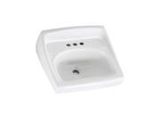 Lucerne 20 1 2 Wall Mounted Porcelain Bathroom Sink