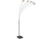 Lite Source Multi Lite Arch Lamp Polished Steel LS 9485M PS