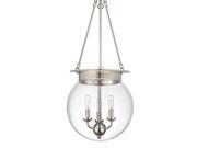 Savoy House Glass Orb 14 Pendant Polished Nickel 7 3301 3 109