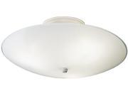 Kichler 7350WH Ceiling Space 3 Light Flush Mount Indoor Ceiling Fixture White