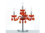 AF Lighting 8505 TL Orange Four Light Table Lamp from the Angelo Home Collection Chrome