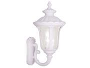 Livex Lighting Oxford Outdoor Wall Lantern in White 7856 03