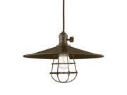 Hudson Valley Lighting 8001 OB MM1 WG Heirloom 1 Light Pendant Old Bronze with Wire Guard