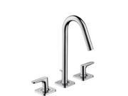 Hansgrohe 34133001 Axor Citterio M Bathroom Faucet Widespread Faucet with Lever Handles Includes Chrome