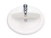 Aqualyn 20 3 8 Drop In Porcelain Bathroom Sink