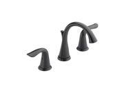 Delta 3538 RBMPU DST Lahara Widespread Bathroom Faucet with Diamond Seal Technology Includes Drain Venetian Bronze
