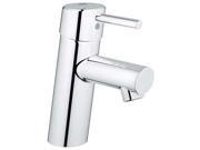 Grohe 34271001 Concetto New Bathroom Faucet with SilkMove Cartridge Less Drain Assembly Starlight Chrome