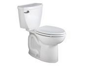 American Standard 270AA101.020 Cadet 3 Elongated Two Piece Toilet with EverClean and Right Height Technologies White