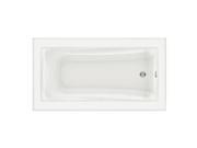 American Standard 3572.002.020 Green Tea 66 Acrylic Soaking Bathtub with Reversible Drain Lifetime Warranty White