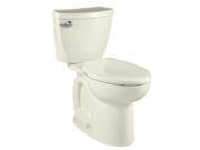 American Standard 270FA101.222 Cadet 3 Elongated Two Piece Toilet with EverClean Technology Left Mounted Tank Linen