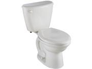 American Standard 2435.012.020 Colony Elongated Two Piece Toilet White