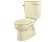 American Standard 2076.014.021 Doral Classic Two Piece Round Toilet with Left Mounted Trip Lever and 1.6 gpf Bone