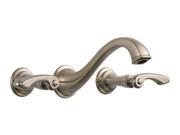Brizo 65885LF BNLHP Bathroom Faucet Double Handle Wall Mount Less Handles from the Charlotte Collect Brilliance Brushed Nickel