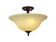 Trans Globe Lighting 8162 Two Light Down Lighting Semi Flush Ceiling from the Ne