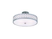 Trans Globe Lighting MDN 905 Four Light Semi Flush Ceiling Fixture from the Cont