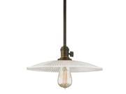 Hudson Valley Lighting 9001 GM4 Single Light Down Lighting Pendant with Solid Br Old Bronze