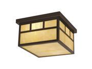 Vaxcel Mission 12 Outdoor Ceiling Light Burnished Bronze OF37211BBZ