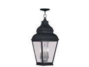 Livex Lighting Exeter Outdoor Chain Hang in Vintage Pewter 2610 04