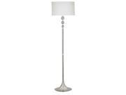 Kenroy Home Luella Floor Lamp Brushed Steel Finish 20119BS