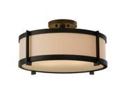 Feiss Stelle 2Light Indoor Semi Flush Mount Oil Rubbed Bronze SF272ORB