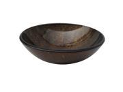 Yosemite LUCY 16 1 2 Copper Round Glass Basin Sink from the Glass Sinks Collec Polished