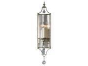 Feiss Gianna 1 Light Wall Torchiere in Gilded Silver WB1447GS