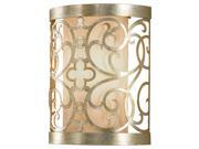 Murray Feiss Arabesque 1 Light Sconce in Silver Leaf Patina WB1485SLP