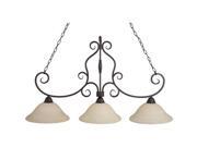 Maxim Lighting Manor 3 Light Pendant Oil Rubbed Bronze 12208FIOI