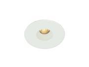 WAC LEDme 1 Rnd Mini Recessed Downlt 3000K Soft White White HR LED211E W WT