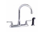 American Standard 4275.551.002 Colony 2 Handle High Arc Kitchen Faucet Chrome