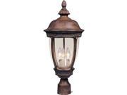 Maxim Knob Hill VX 3 Light Outdoor Post Lantern Sienna 40461CDSE