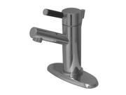 Single Handle 4 Centerset Lavatory Faucet with Retail Pop up in Chrome by Kingston Brass