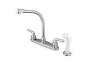 8 High Arch Kitchen Faucet With Sprayer