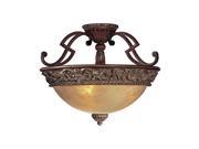 Minka Lavery ML 949 3 Light Semi Flush Ceiling Fixture from the Belcaro Collecti