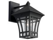 Sea Gull Lighting One Light Outdoor Wall Lantern in Black 88132 12