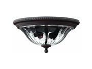 Hinkley Lighting H1243 2 Light Outdoor Flush Mount Ceiling Fixture from the Oxfo